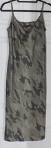 WOMENS PETITE Banana Republic Dress Cowl Neck Slip Green/Grey Camo Small... - £19.91 GBP