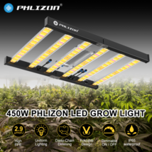 PHLIZON FD4500 450W Full-spectrum Dimmable LED 200W Grow Light Samsung 2... - $82.55+