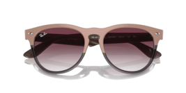 New Ray-Ban Unisex RB4471 Iris Round Sunglasses Beige /Grey with Violet ... - $158.39