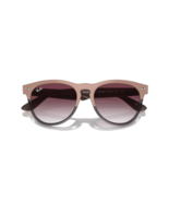 New Ray-Ban Unisex RB4471 Iris Round Sunglasses Beige /Grey with Violet ... - $216.63 CAD