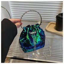 Fashion Trend Personality Sequin Chain Women&#39;s Bag 2023 New Spring/summer Fashio - £51.71 GBP