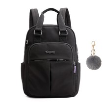 Brand School Bag Large Capacity Multi-Pocket Women Backpack High Quality Solid L - £36.93 GBP