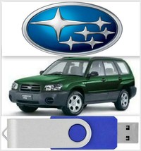 Subaru Forester Factory Service Manual &amp; Wiring Diagrams 2002 - 2008 USB... - £14.15 GBP