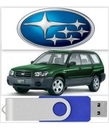 Subaru Forester Factory Service Manual &amp; Wiring Diagrams 2002 - 2008 USB... - $18.00