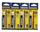 Irwin Cobalt Drill Bit For Hardened Steel Drilling 7/32 Inch Pack of 4 - $19.79