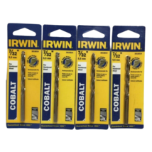 Irwin Cobalt Drill Bit For Hardened Steel Drilling 7/32 Inch Pack of 4 - £15.81 GBP