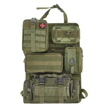  Car Front Seat Back Storage Bag/Hanger Bag Molle Panel Organizer with 5 Bags,Un - £130.51 GBP