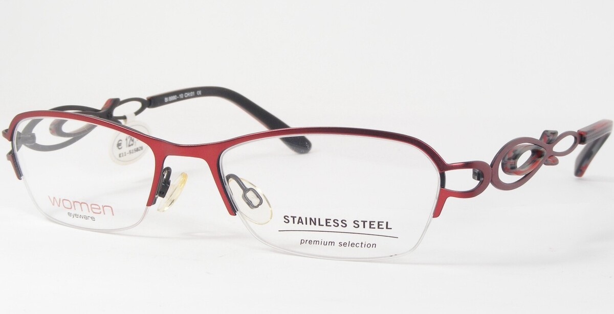 Femme Lunettes BI8990-10 Bordeaux Rouge Unique Rare Lunettes 51-17-135mm - $86.09 Femme Lunettes BI8990-10 Bordeaux Rouge Unique Rare Lunettes 51-17-135mm - $86.09