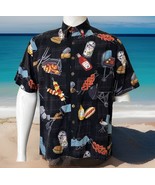 Koko Beach Hawaiian Shirt Mens L MCM Luau Tiki Party USA Cabana Rayon Co... - $657.62 MXN