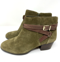 Alex Marie Olive Green Suede Bootie Size 8M - $28.49