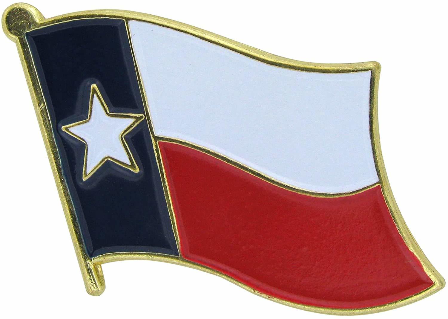 Pack of 3 Texas Single Flag Lapel Pins  - $9.95