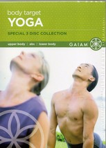 Body Target Yoga Media Set (DVD, 2006, 3-Disc Set) Rodney Yee, Suzanne Deason - £4.66 GBP