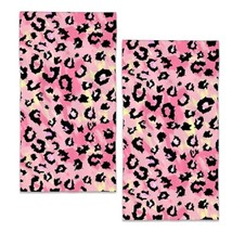 Boho Sun Hand Towels Abstract Modern Art Bath Towel Set Of 2 Soft Kitchen Dish T - £19.90 GBP