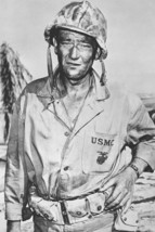 John Wayne In Uniform On Beach In Sands Of Iwo Jima 11x17 Mini Poster - £10.21 GBP