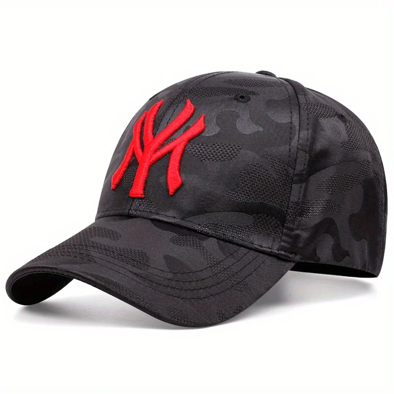Camouflage Baseball Caps For Men New York Embroidery Sun Cap Male Outdoor Casual - £11.18 GBP+