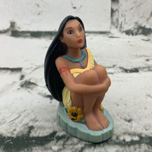Disney Pocahontas Figure Sitting Arms Wrapped Around Knees - $6.92