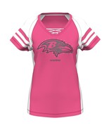 Baltimore Ravens Majestic Women&#39;s Draft Me VII T-Shirt - Pink,Small - €34,72 EUR