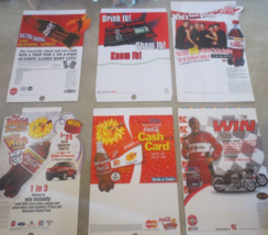 Set of 5 Coca-Cola and 1 Diet Coke Cardboard Store Price Display Posters - £3.56 GBP