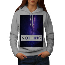 Wellcoda Universe Nothing Womens Hoodie, Science Casual Hooded Sweatshirt - £28.42 GBP