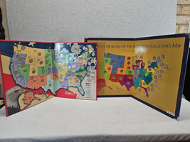 2 Sets Lot State Series Quarters Collectors Map 1999-2008 Complete 100 C... - $59.40