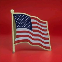 US Flag Lapel Hat Pin Vintage USA American Flag Stars and Stripes Old Glory - $12.95