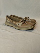 Sperry Top-Sider Shoes Womens 8M Angelfish Boat Slip On 9102047 Brown Leather - £15.02 GBP
