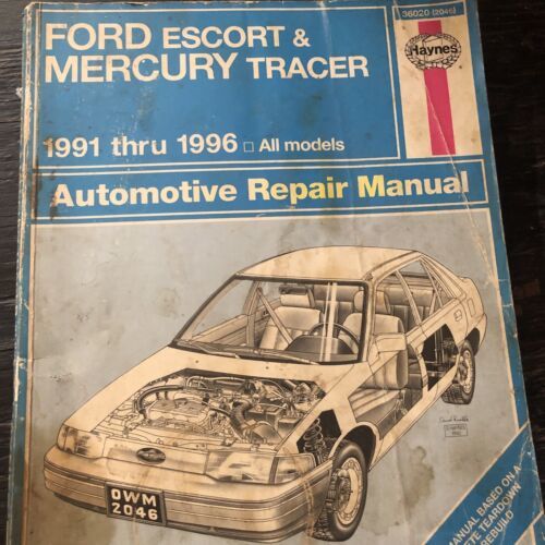 Haynes Ford Escort Mercury Tracer 1991-96 Automotive Repair Manual - $17.97