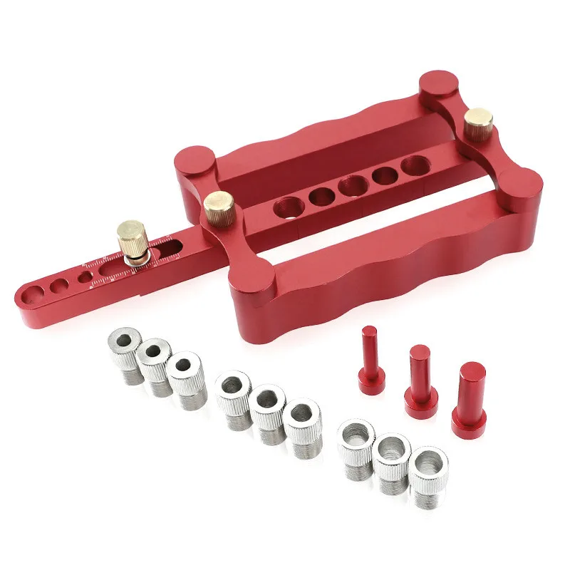 6/8/10mm Self-centering wor Doweling Jig Drill Guide  Dowel Puncher Loca... - $208.26