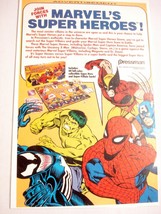 1992 Ad Marvel Superheroes Game by Pressman Wolverine, Spider-Man, Hulk - £5.96 GBP