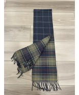 Barbour Classic Tartan 100% Lambswool Scarf Check Plaid One Size Reversible - $847.88 MXN