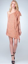 NEW BCBGeneration Draped One Side Adjustable Strap Dress Bisque Multi (Size S) - £23.94 GBP