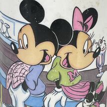 Aladdin Mickey &amp; Minnie Dancing Walt Disney Yellow Vacuum Bottle Vintage - $9.49