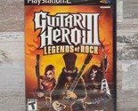 Guitar Hero III 3 Legends of Rock (Sony PlayStation 2, PS2, 2007) FACTOR... - $18.80