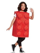 Disguise LEGO Red Brick Costume for Kids Sz 7/8 Medium NEW - £31.27 GBP