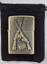 Sharp Brass Kantai Military Weapons Lighter W/Raised Detail - $12.30