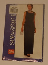 Butterick See & Sew Sewing Pattern #6910 Misses/Petite Top Skirt & Scarf - $4.99