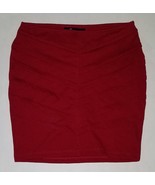 Forever 21 Short Red Skirt Juniors Small Tiered Mini RUNS SMALL SEE MEAS... - £10.75 GBP