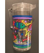 AMC Vintage 1993 Colors Retro Plastic Fish Water Clear Pitcher Tumblers ... - $54.95