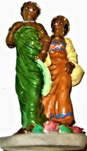 African Prince &amp; Princess Ceramic Ebony Figurine by: Shiah Yih  - $5.50
