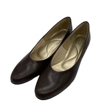 Soft Style by Hush Puppies Angel II Pumps, Women&#39;s Size 6.5 N Brown Smooth - £11.65 GBP