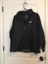 Freestyle USA Men&#39;s Black Windbreaker Jacket Full Zip Size XS Extra Small - $42.41