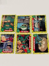 Teenage Mutant Ninja Turtles Trading Cards Lot sticker Mirage Topps TMNT vtg N18 - £15.37 GBP