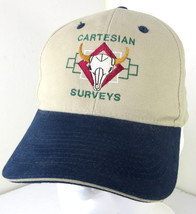 Cartesian Surveys Mapping Baseball Cap Strapback Hat Cow Skull Embroider... - $9.85