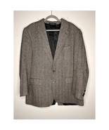 1980s Lauren Ralph Lauren Silk Wool Herringbone Old Money Twee Blazer 46 T - €51,86 EUR