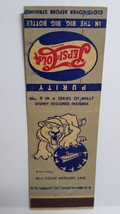Pepsi Cola Matchbook Cover Walt Disney 1940&#39;s No 9 Lion Tiger Coast Artillery  - £10.83 GBP