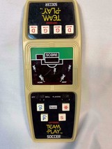 Vintage Electronic Soccer Hand Held Video Game Sears Team Play Works - £11.72 GBP