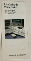 Vintage Apple MacIntosh Foldout Brochure  Apple IIC IIE BRO9 - £14.70 GBP