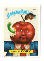 1986 Topps Garbage Pail Kids Apple Cory # 121a Series 3 Sticker Card GPK EX - £1.95 GBP