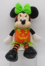 Disney Store Original Minnie Mouse Halloween Pumpkin Plush 16&quot; Authentic  - £15.14 GBP