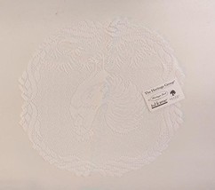 Heritage Lace White Rooster Table Linens (14 inch Round) - £13.62 GBP